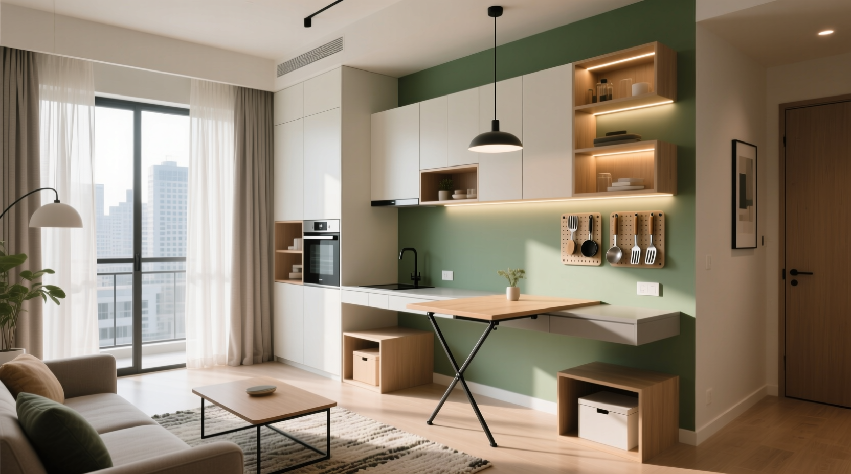 how to make the best of an apartment with little storag