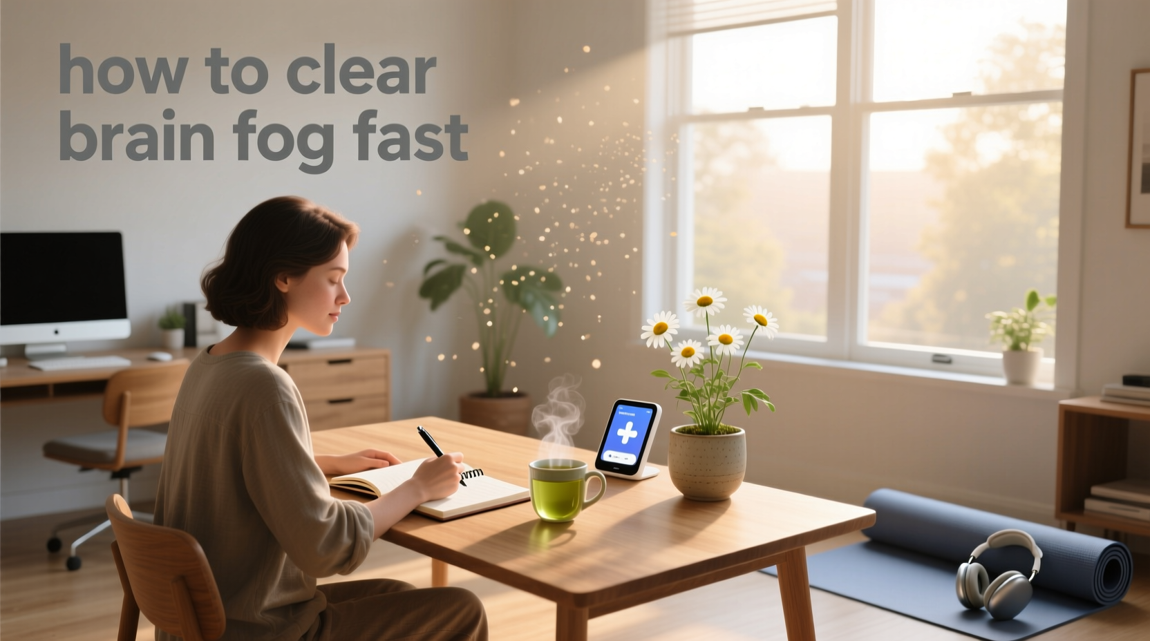 how to clear brain fog fast