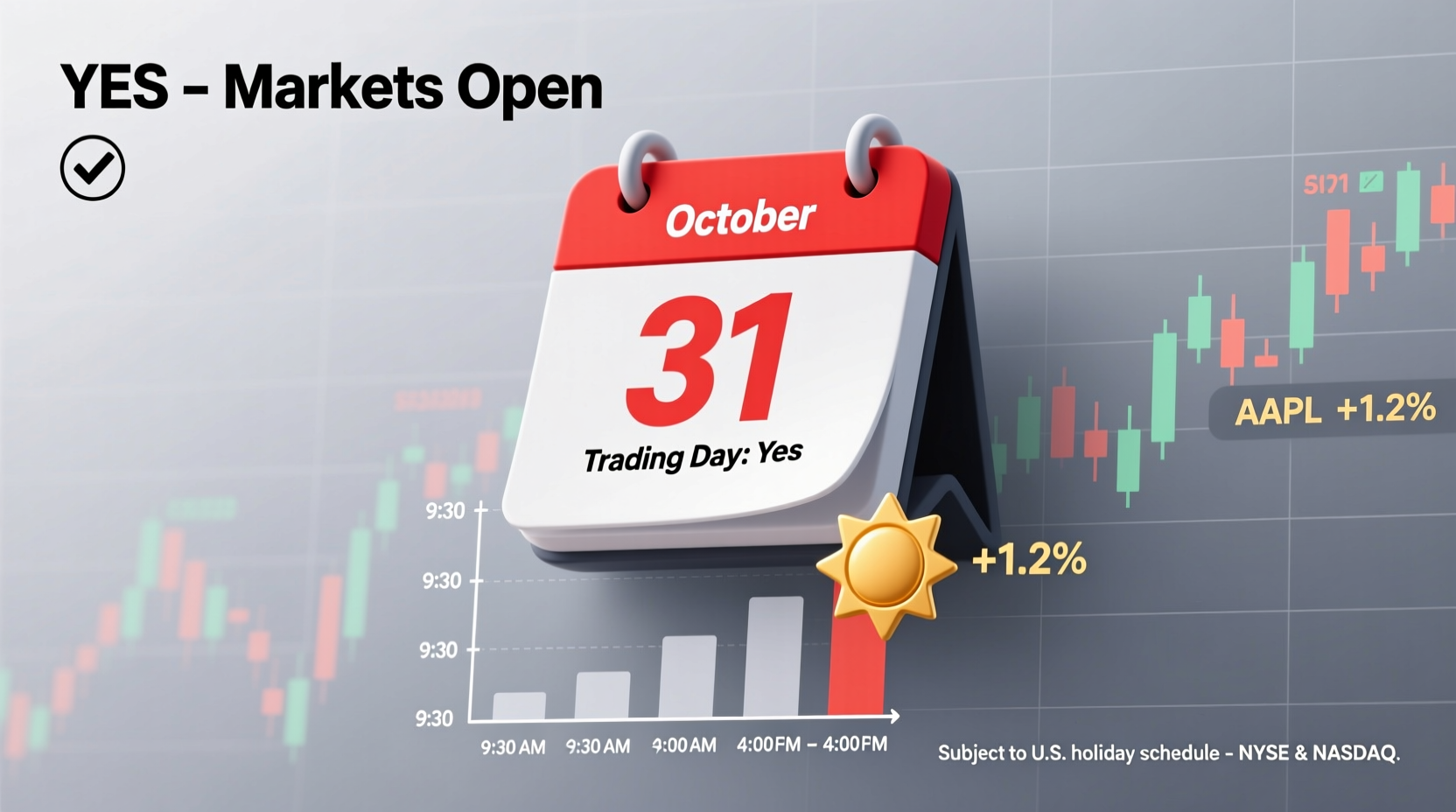 is the stock market open on halloween