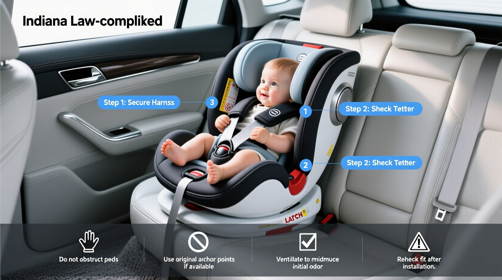 indiana law child car seat