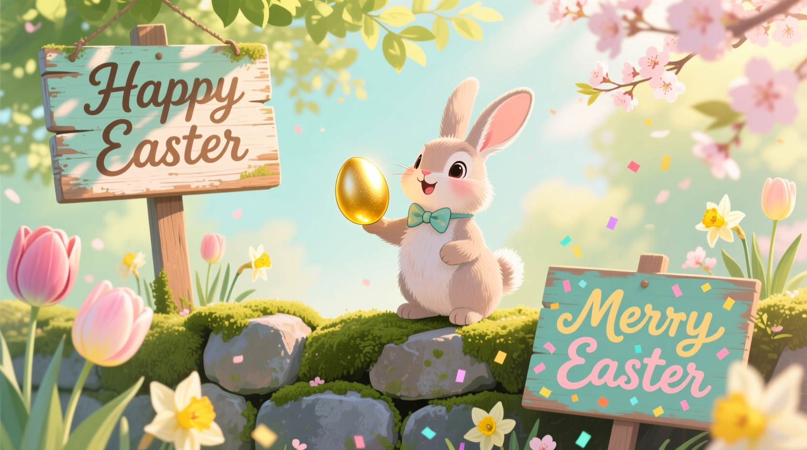 do you say happy easter or merry easter