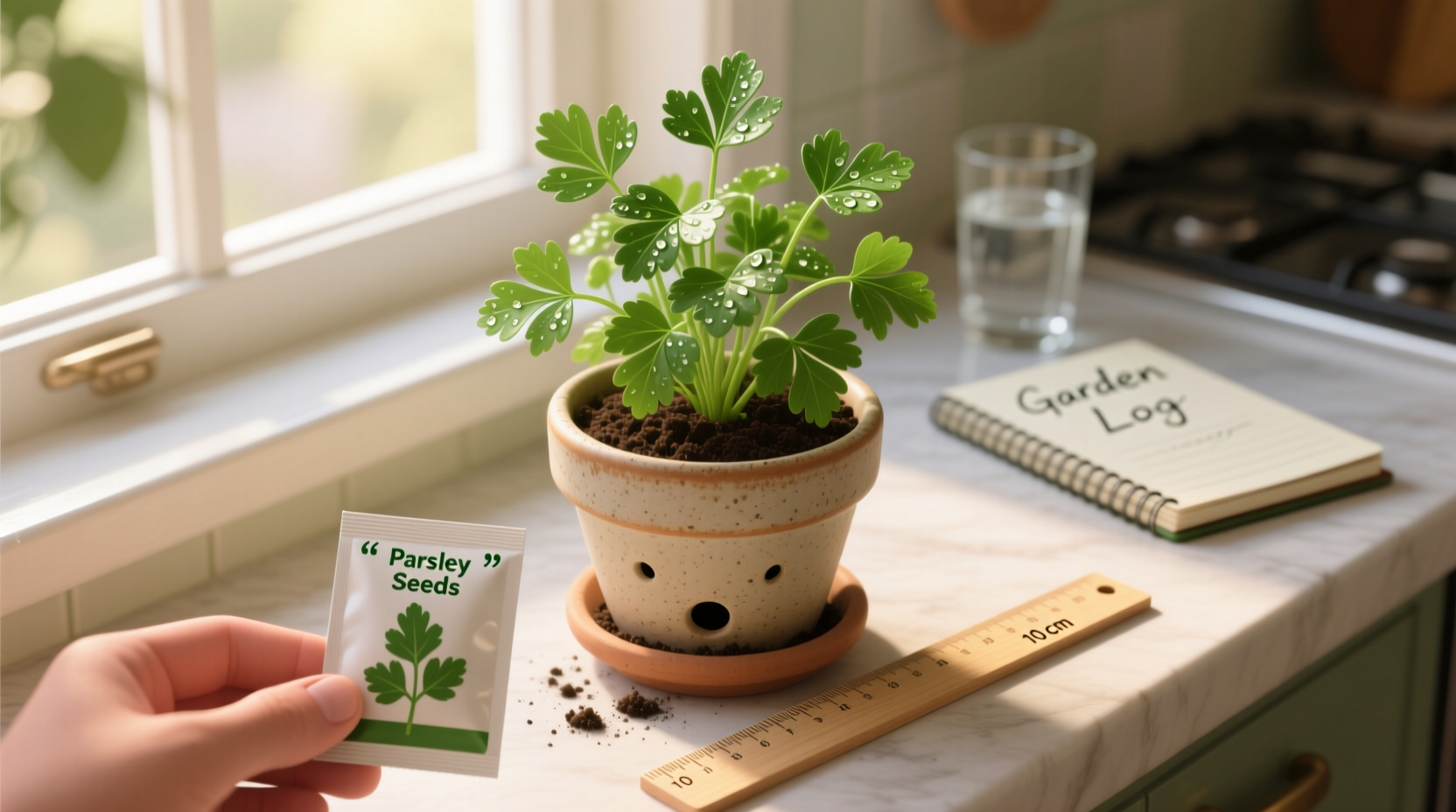 how to grow parsley indoors