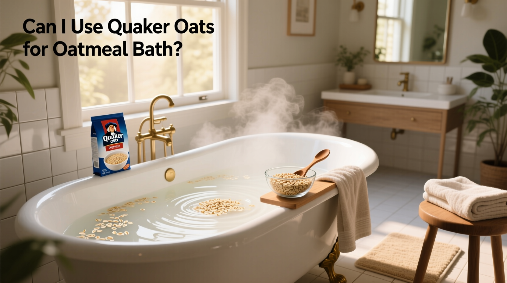 can i use quaker oats for oatmeal bath 