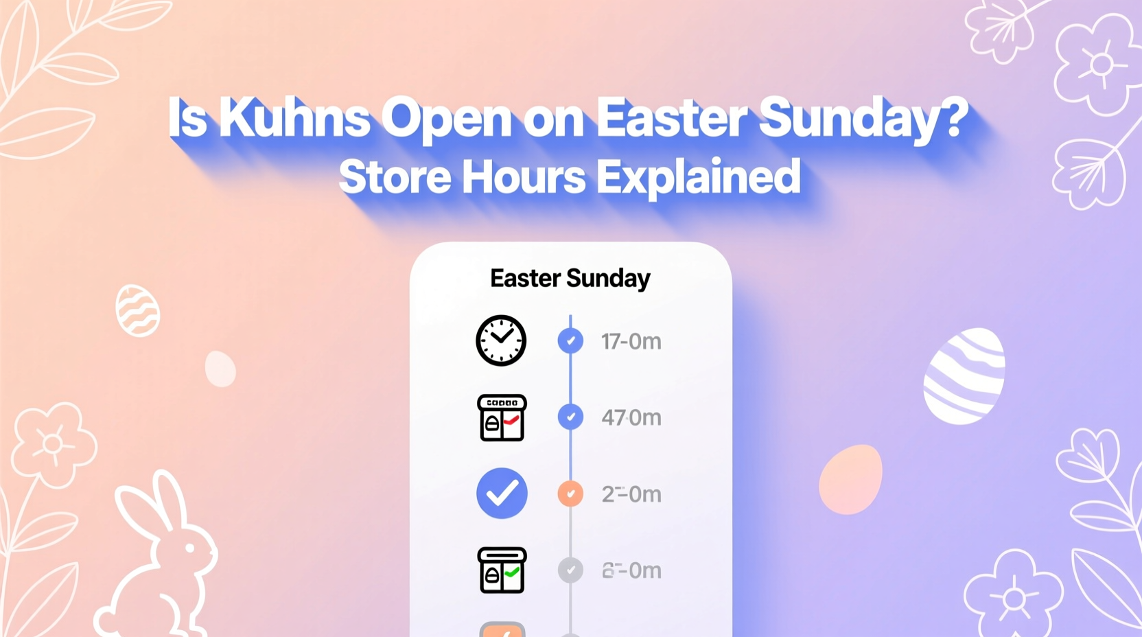is kuhns open on easter sunday