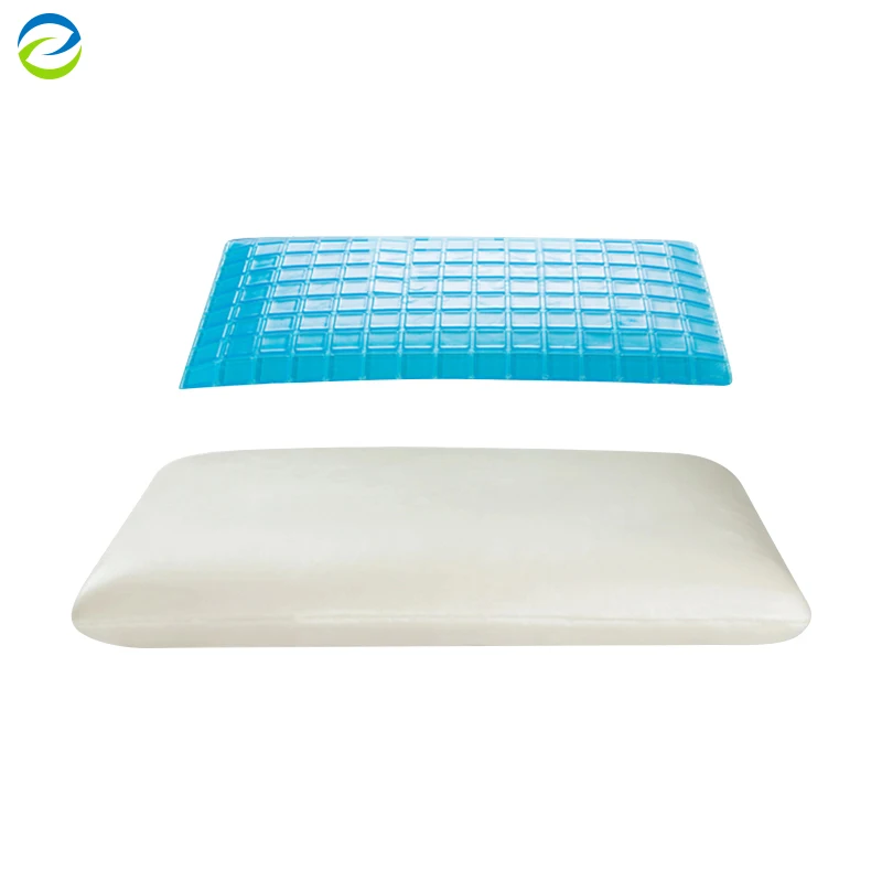 2022 New Eco-Friendly Anti-Static Bedding Soft Bed Pillow Memory Foam Cooling Gel Pillow with Bamboo Cover by Home