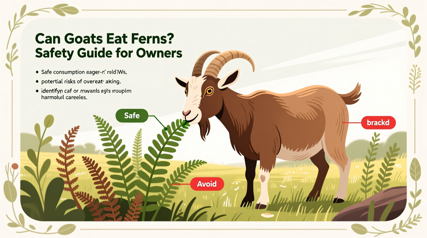 Can Goats Eat Ferns? Safety Guide for Owners