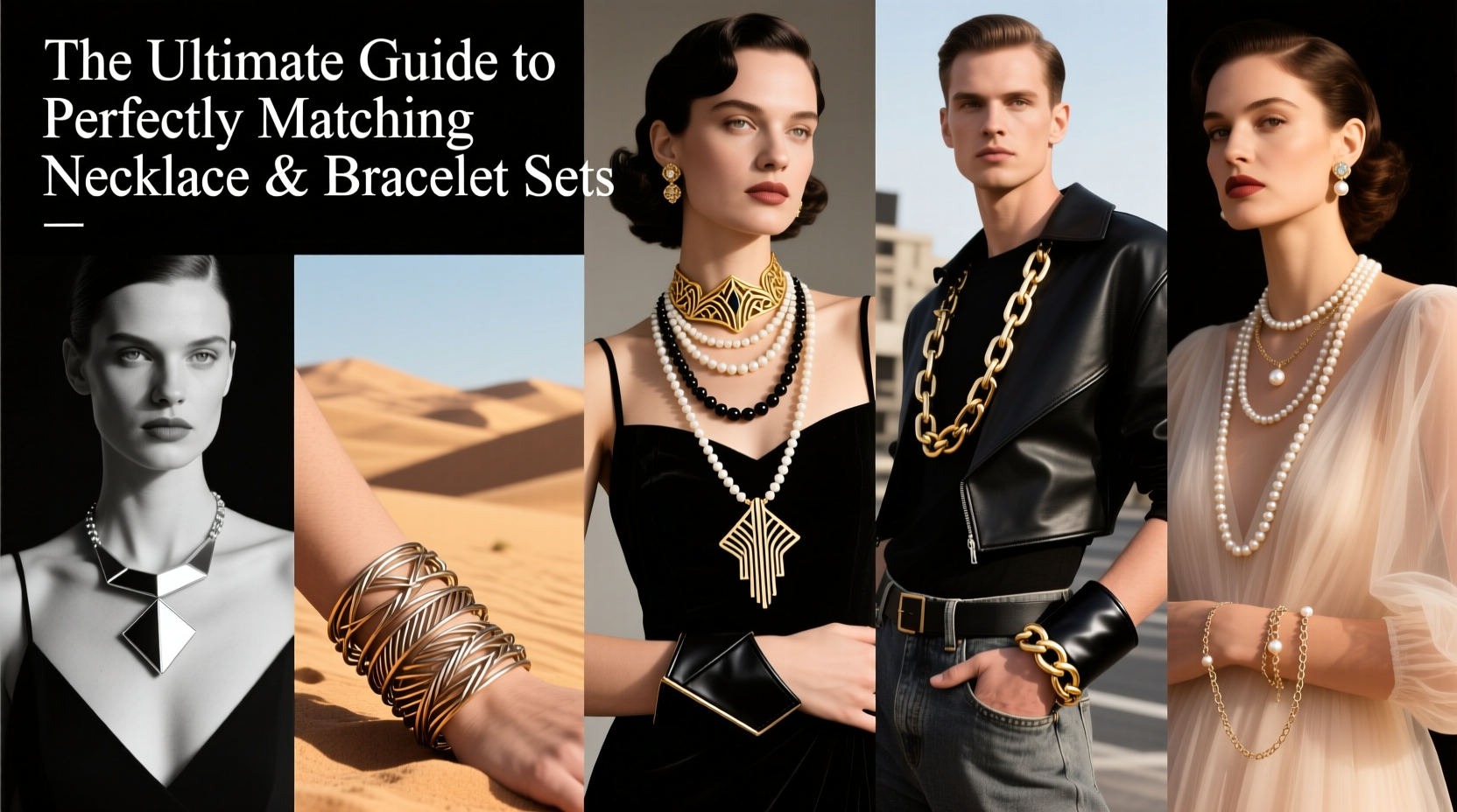 the ultimate guide to perfectly matching necklace and bracelet sets for every style