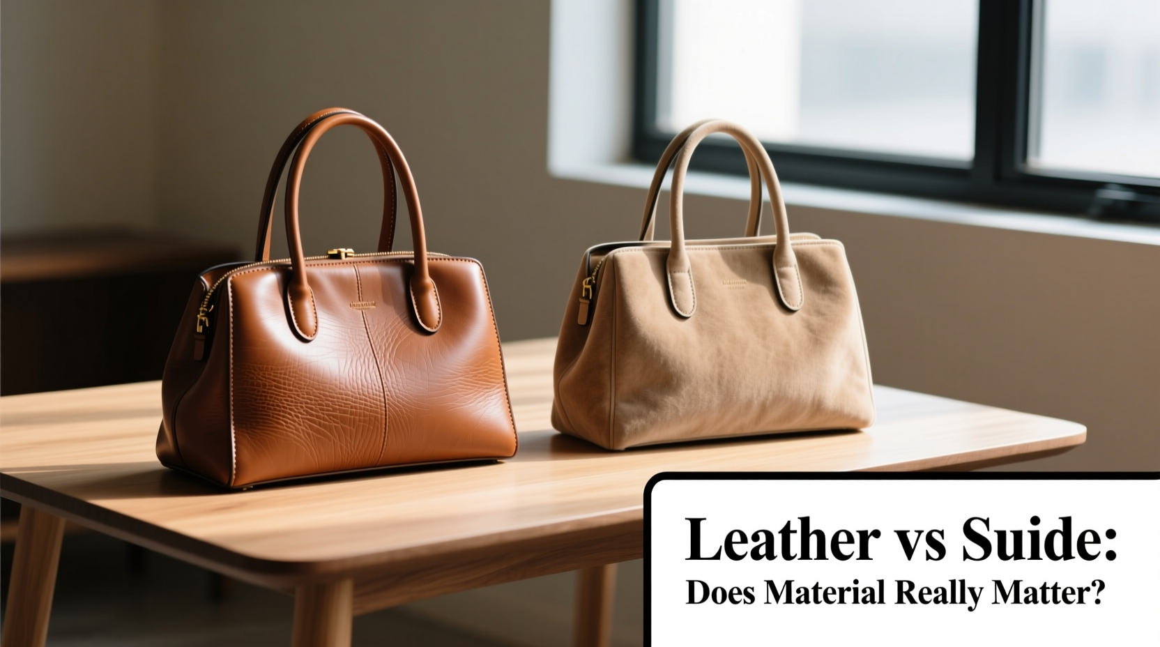 leather vs suede handbags does the better material actually matter