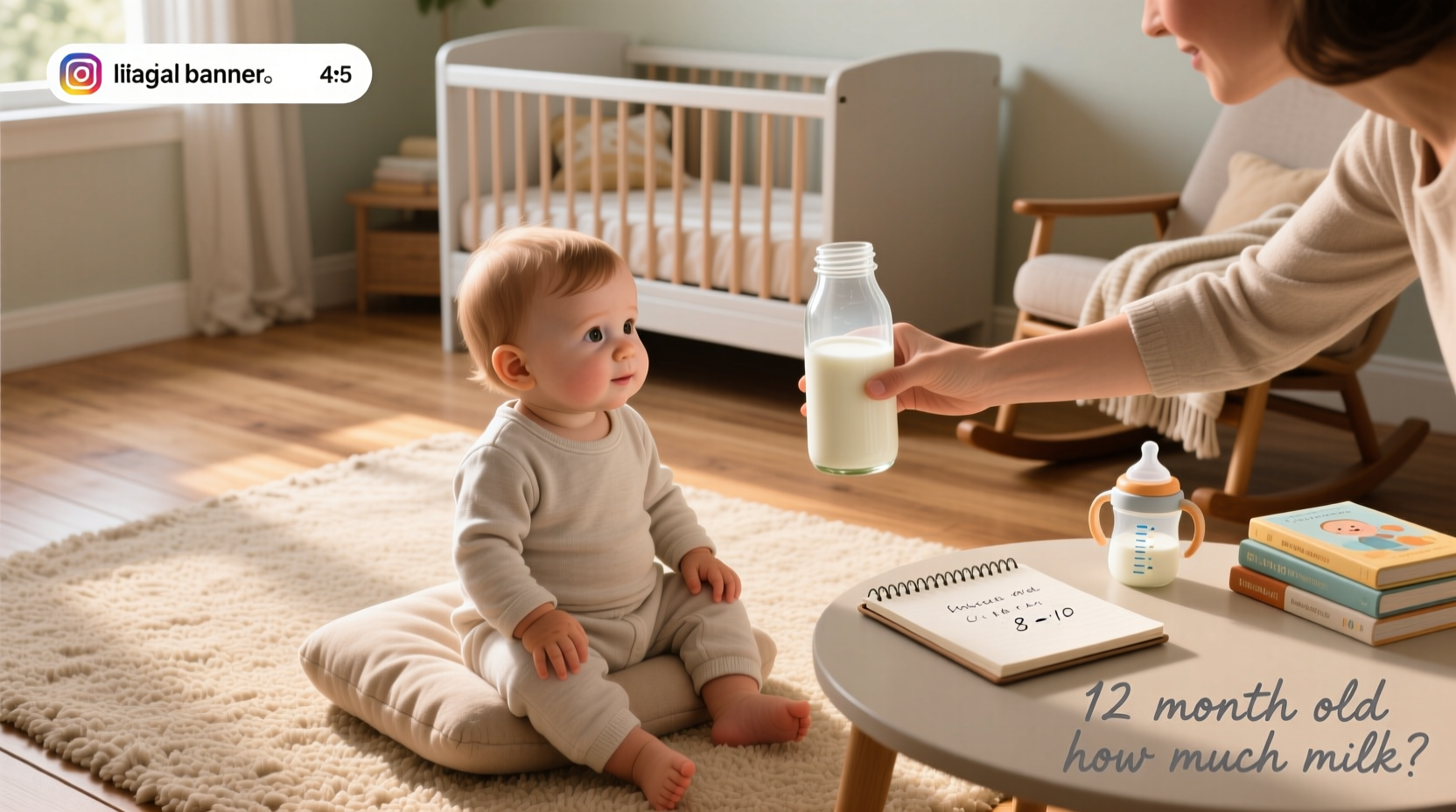 12 month old milk intake guide