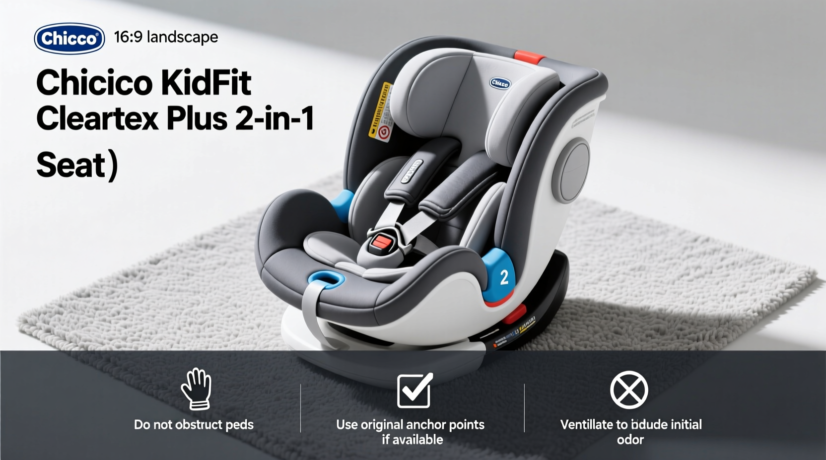 chicco kidfit cleartex plus 2 in 1