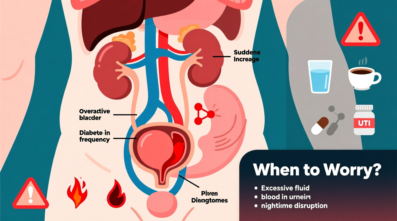 why do i have to pee so much all of a sudden causes when to worry