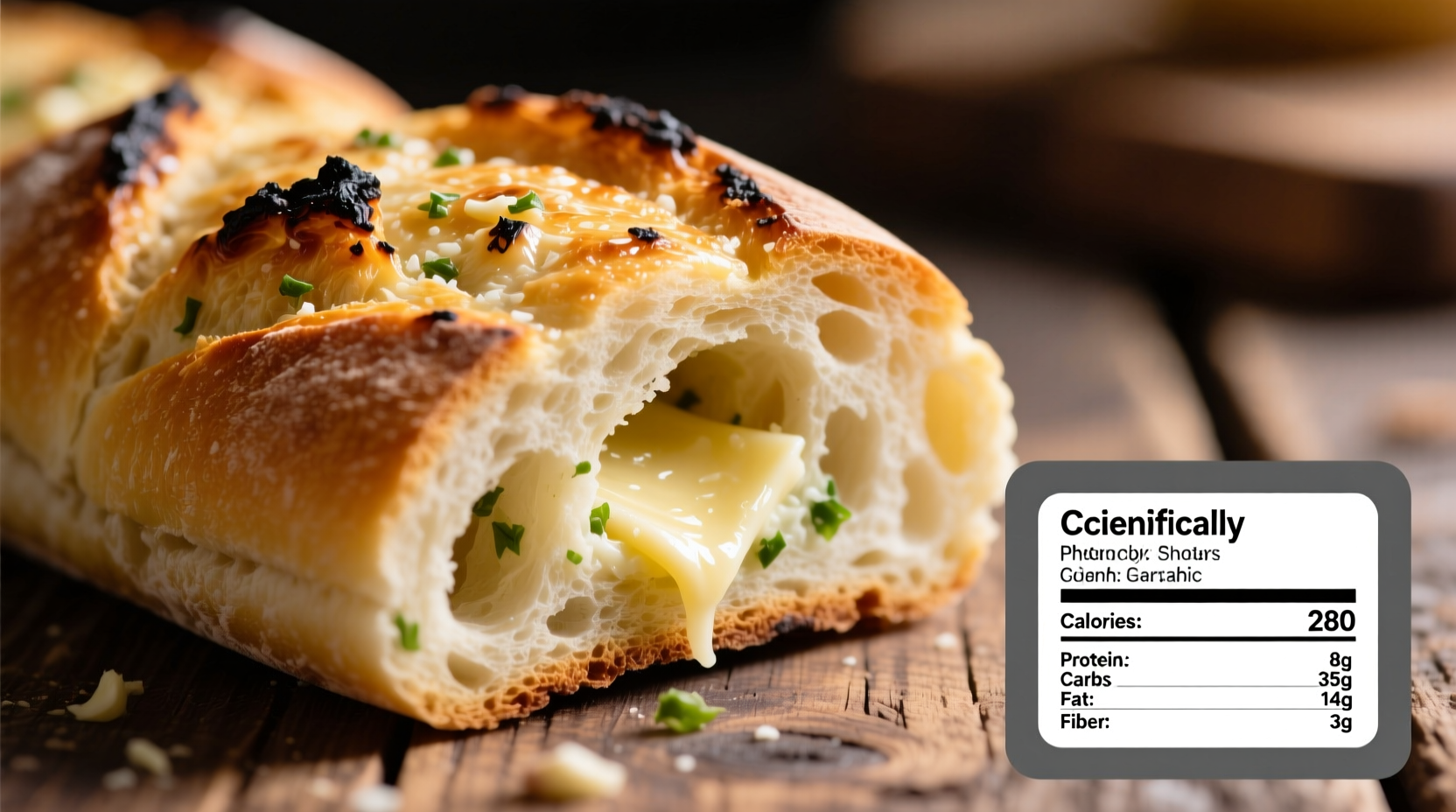 nutrition garlic bread