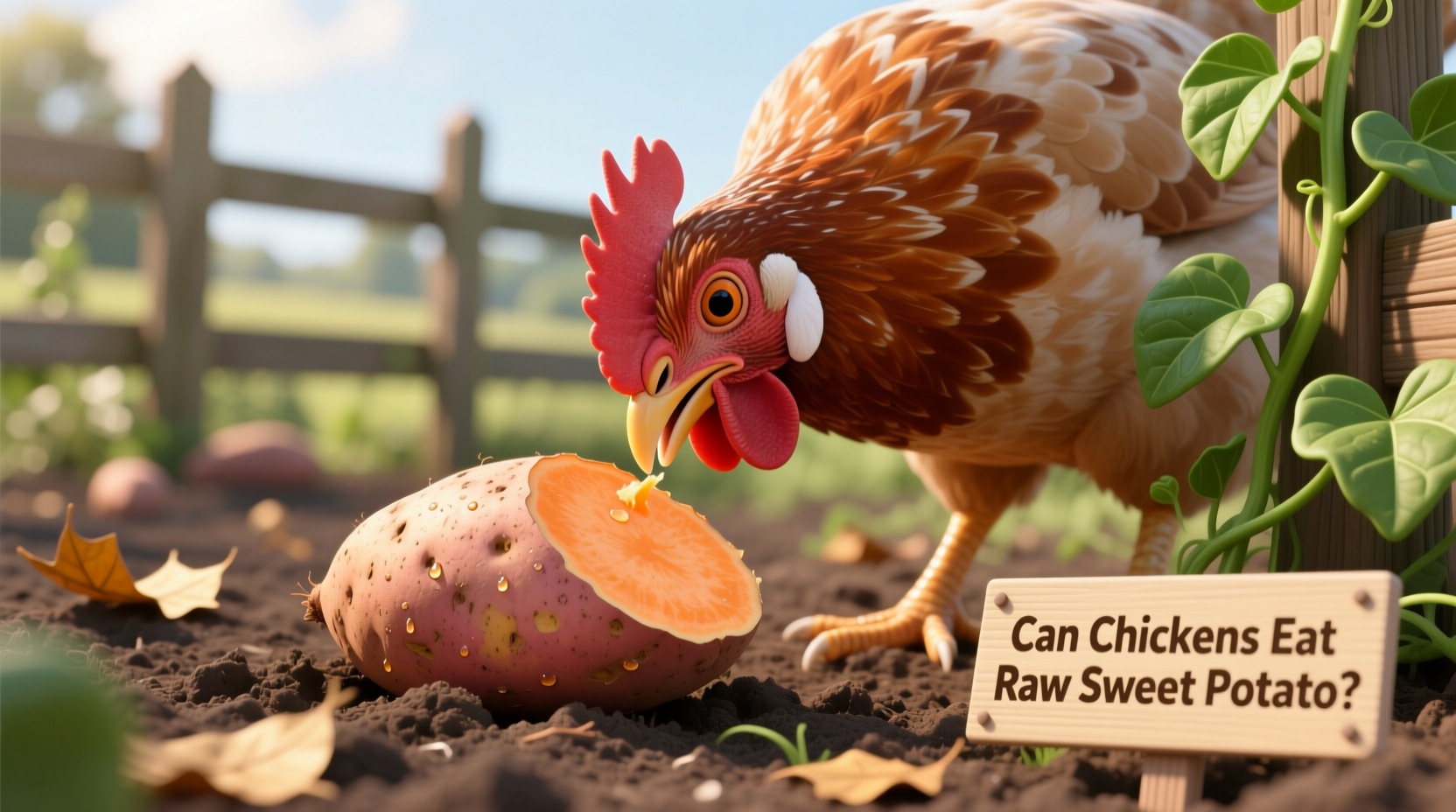 Can Chickens Eat Raw Sweet Potato? Safe Feeding Guide