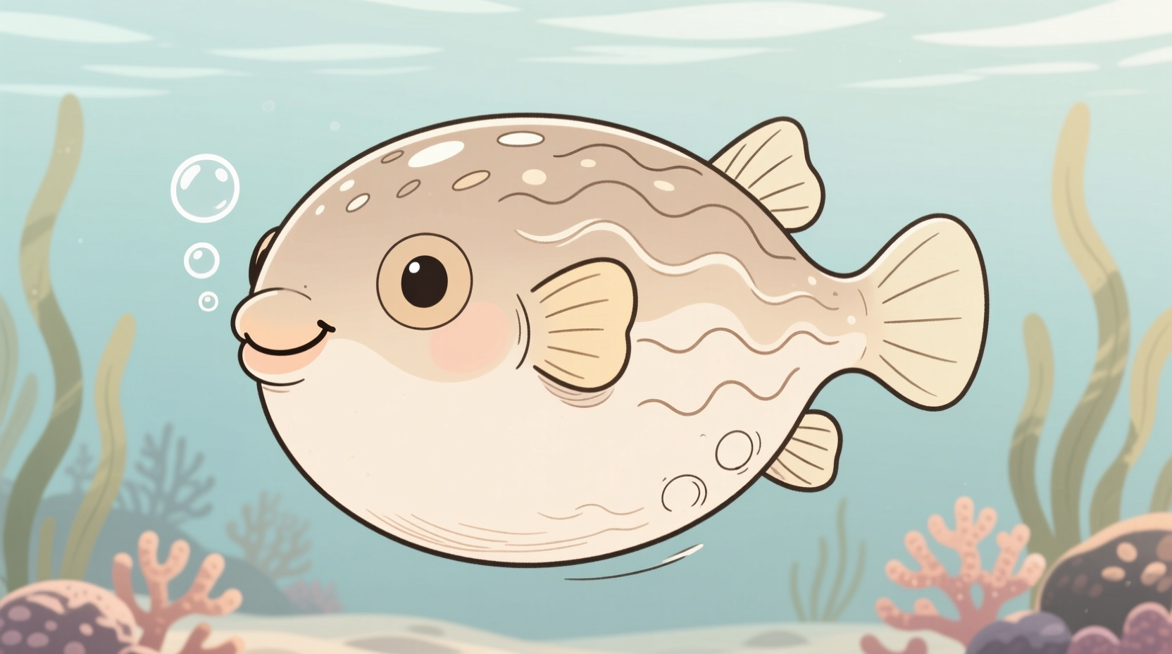 step by step guide to drawing a realistic and cute puffer fish for all skill levels
