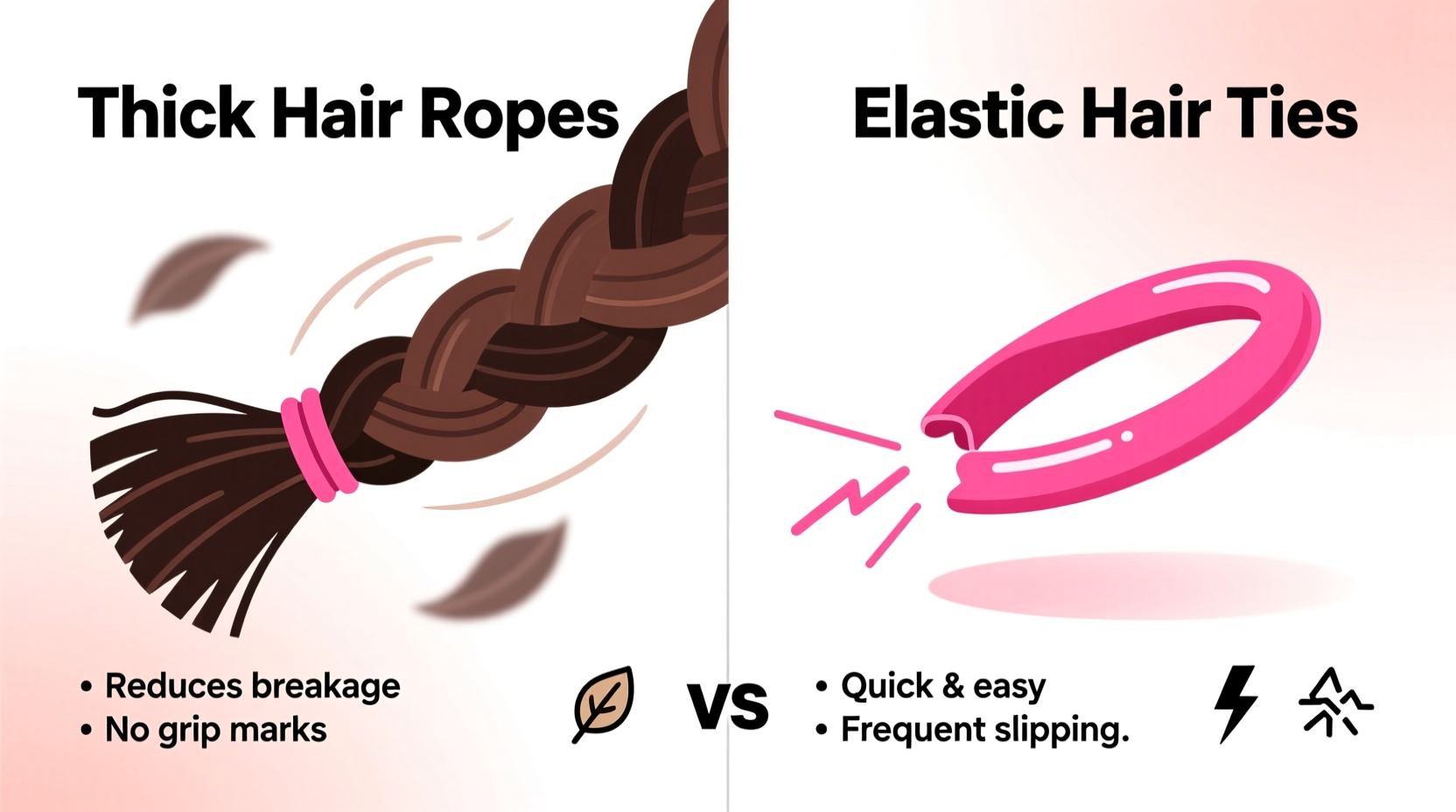 Thick Hair Are Hair Ropes Really Better Than Elastic Hair Ties Or Just Hype