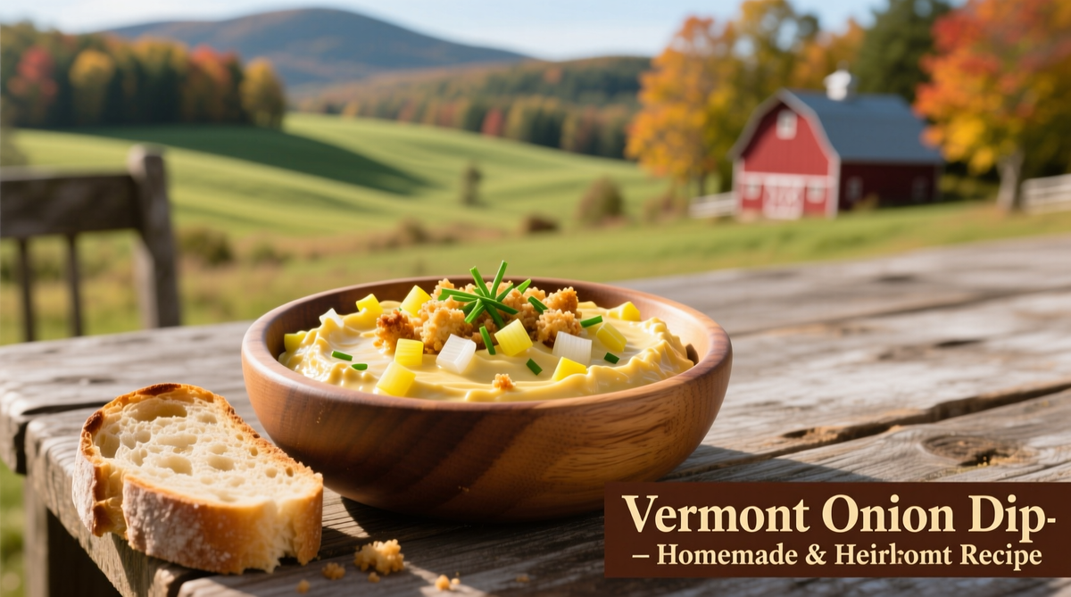 Vermont Onion Dip Recipe: Irresistible, Creamy, and Easy to Make