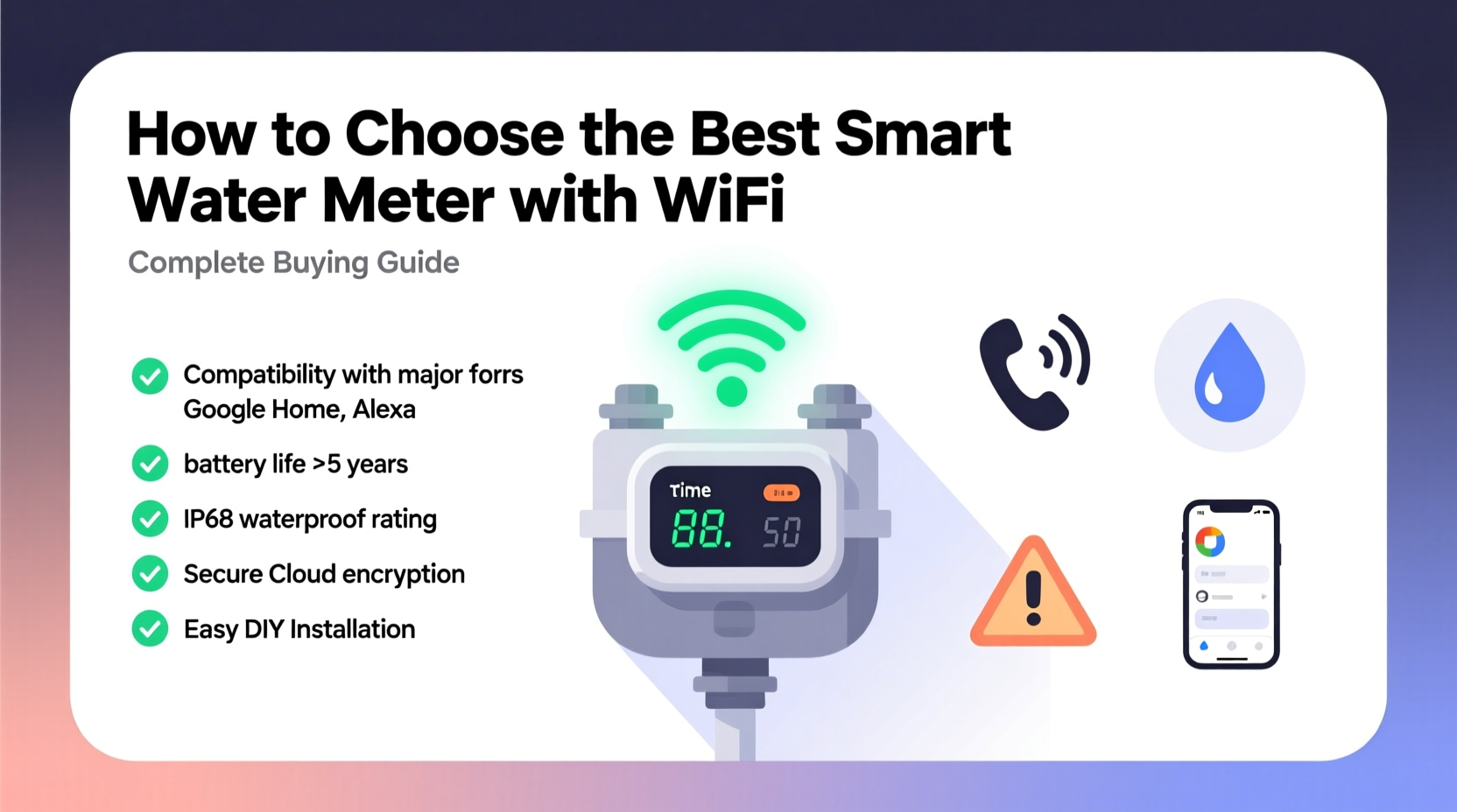 How to Choose the Best Smart Water Meter with WiFi: A Complete Buying Guide