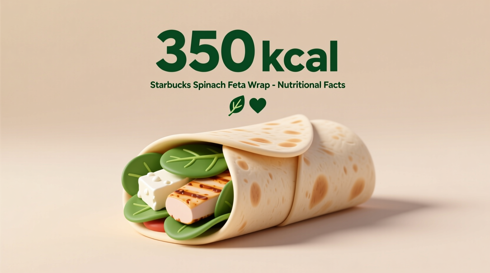Starbucks Spinach Feta Wrap Calories: 290 Per Serving