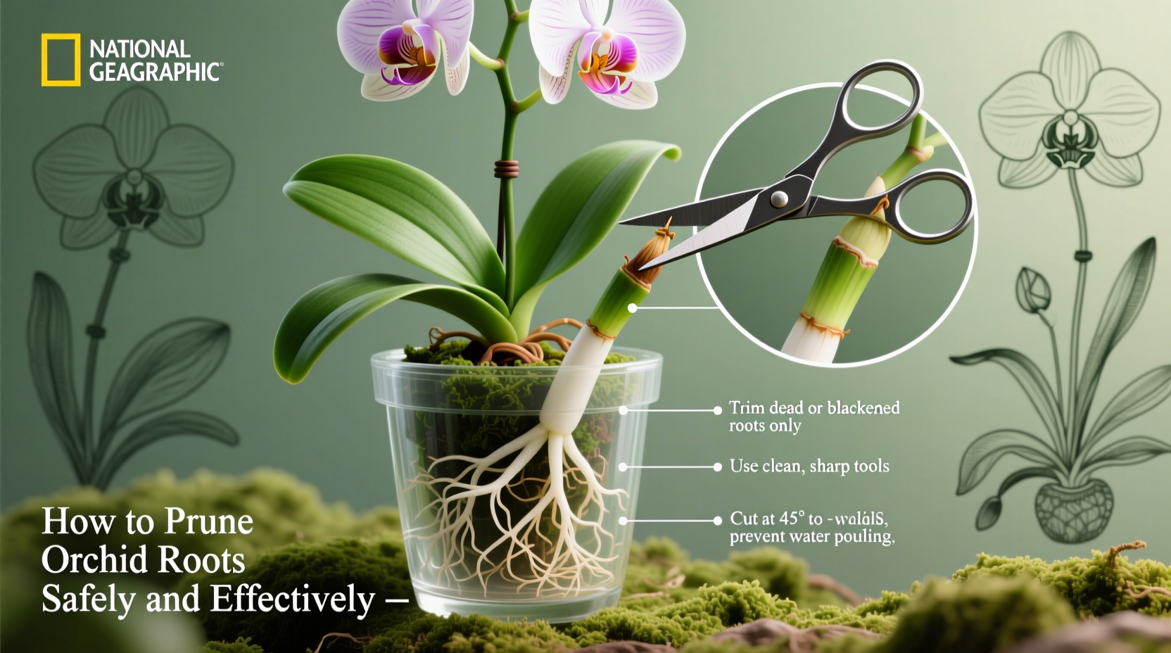 How to Prune Orchid Roots Safely and Effectively