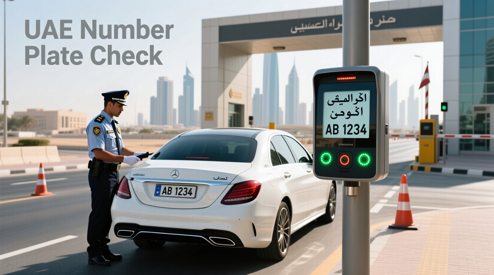 How to Perform a UAE Number Plate Check Online