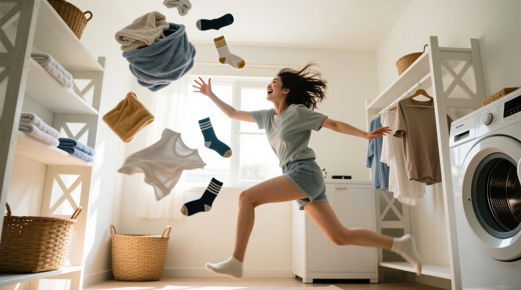 quickly catch laundry