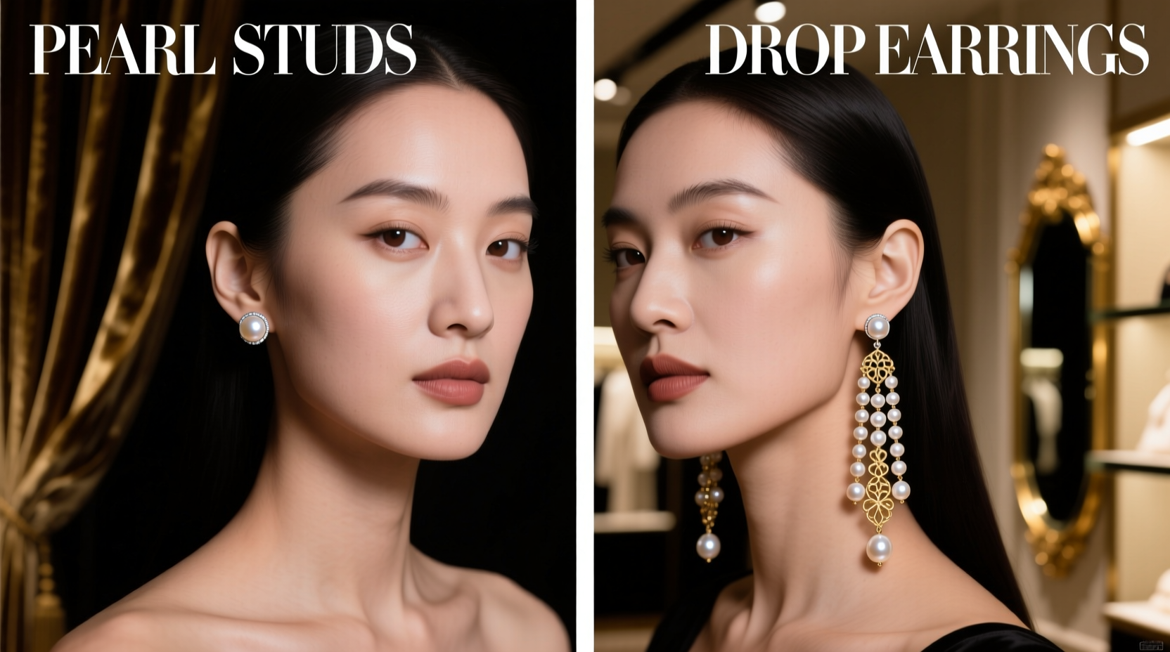 pearl studs vs drop earrings which style makes you look more expensive
