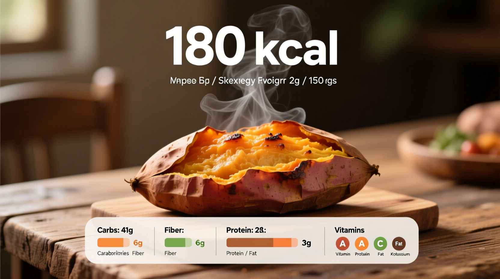 how many calories in a sweet potato