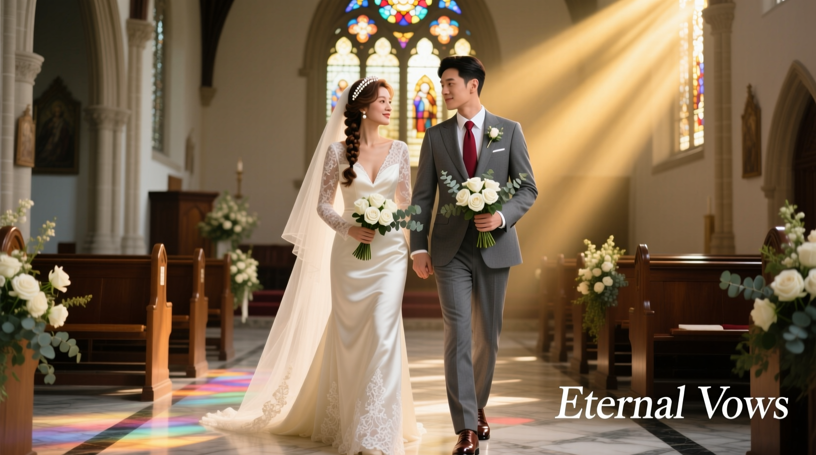 Lace collars, knee-length skirts, and hushed tones—church wedding guest style decoded