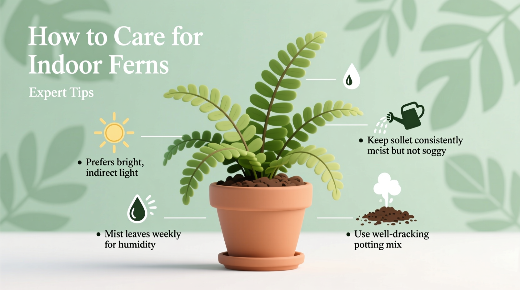 how to care for indoor ferns