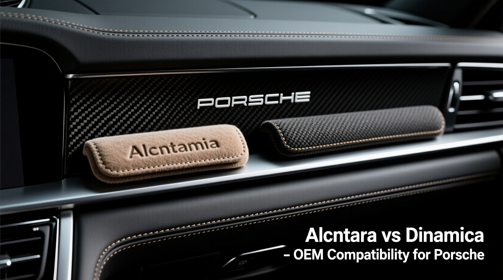 alcantara vs dinamica porsche