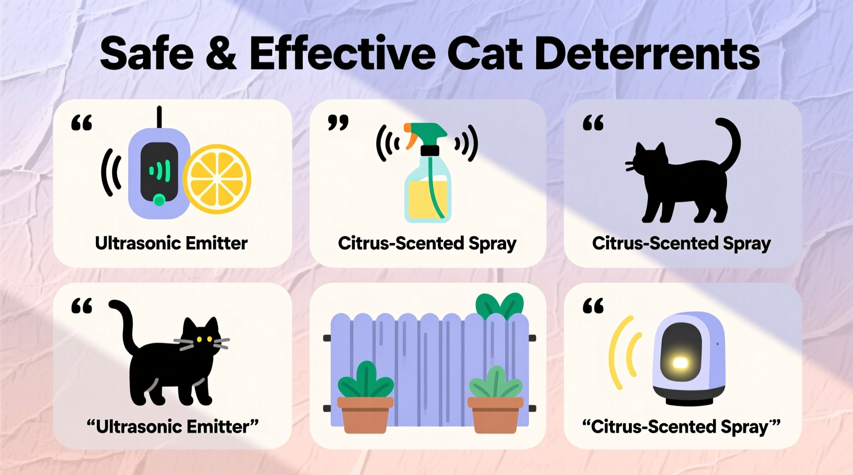 effective solutions for the best cat deterrent without harming pets