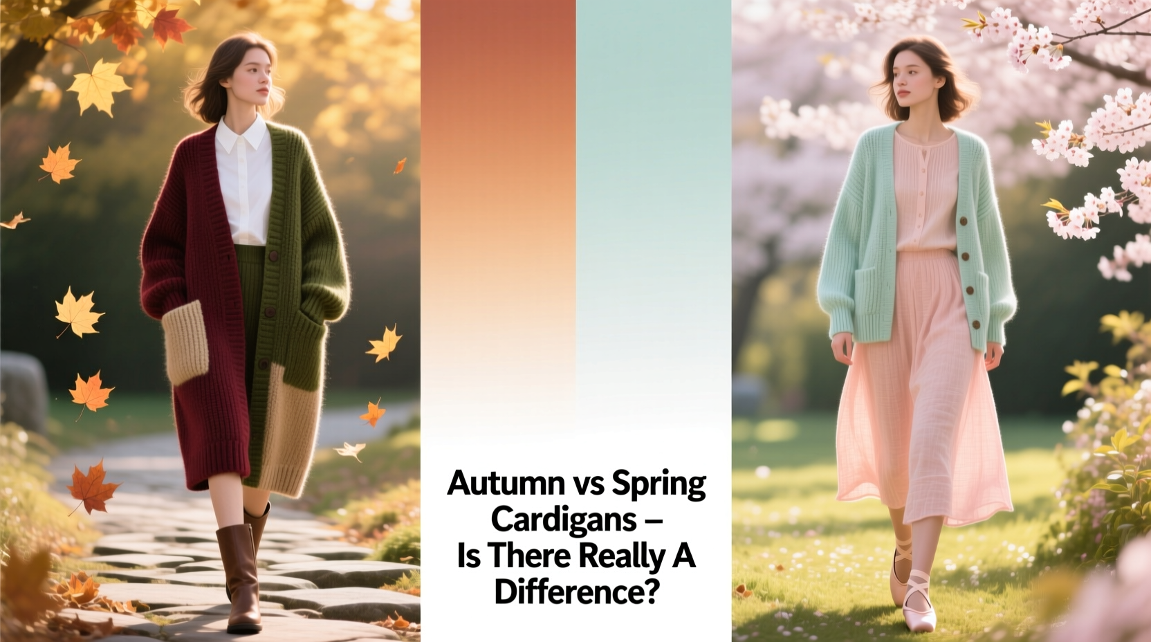autumn vs spring cardigans is there really a difference or can i wear the same one all year