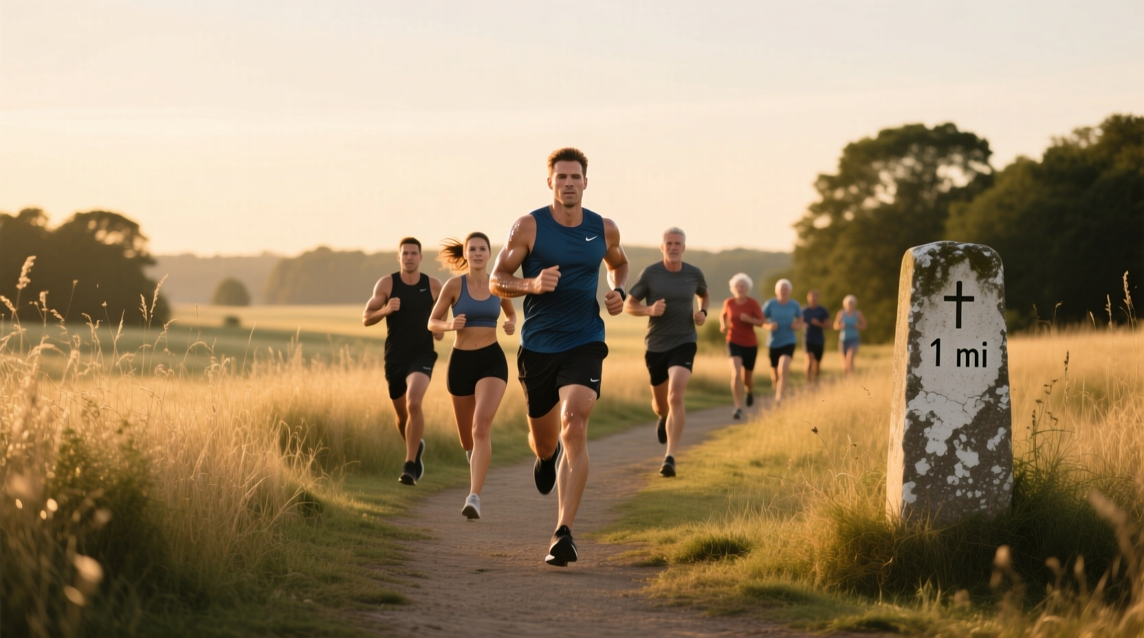 average mile run time by age, gender fitness level