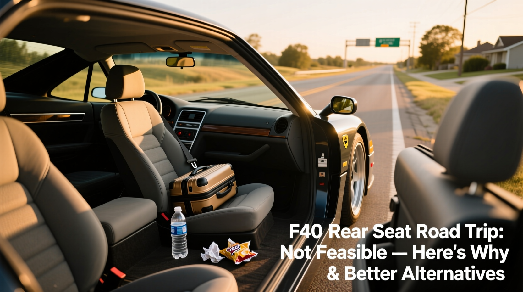 f40 rear seat road trip