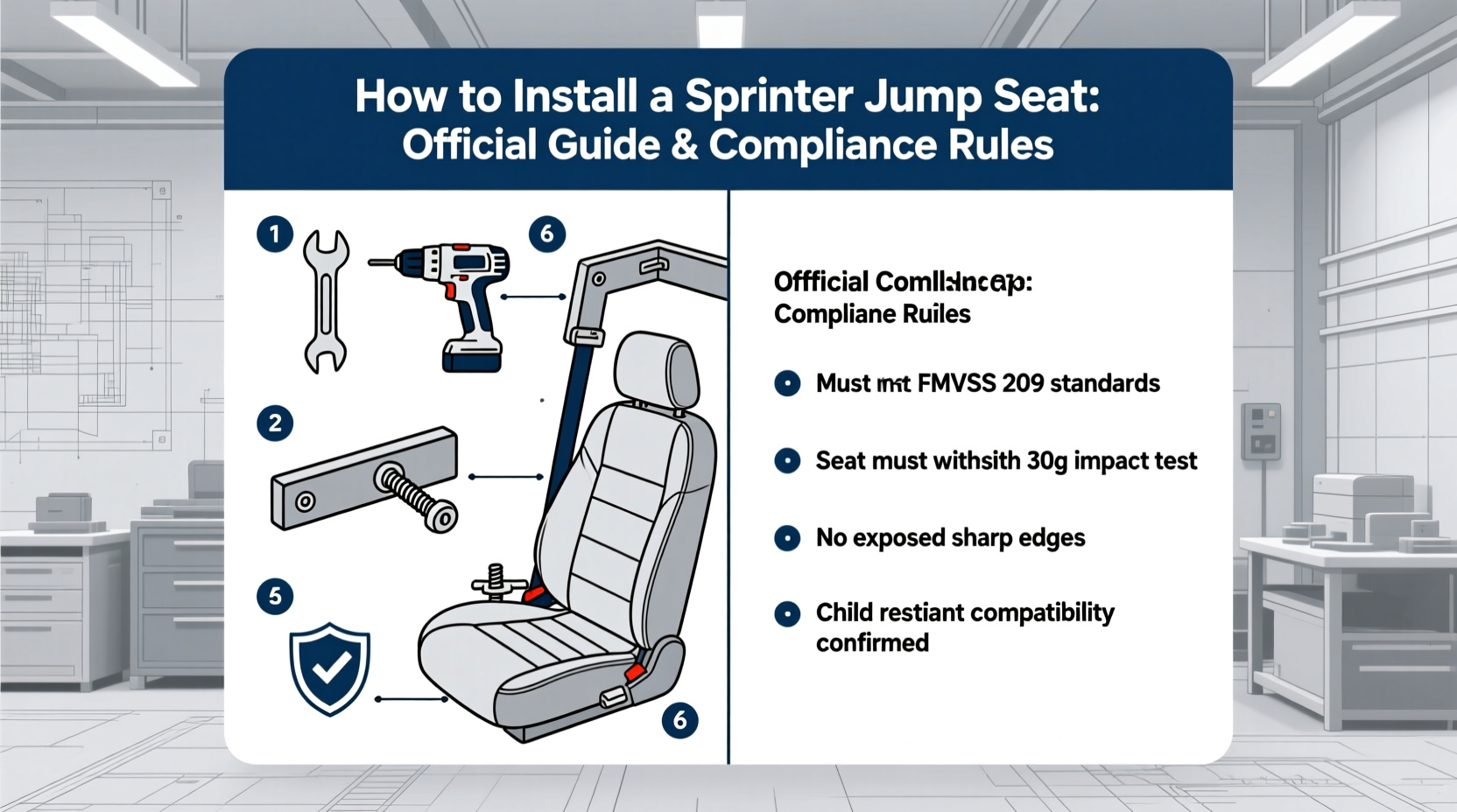 sprinter jump seat install