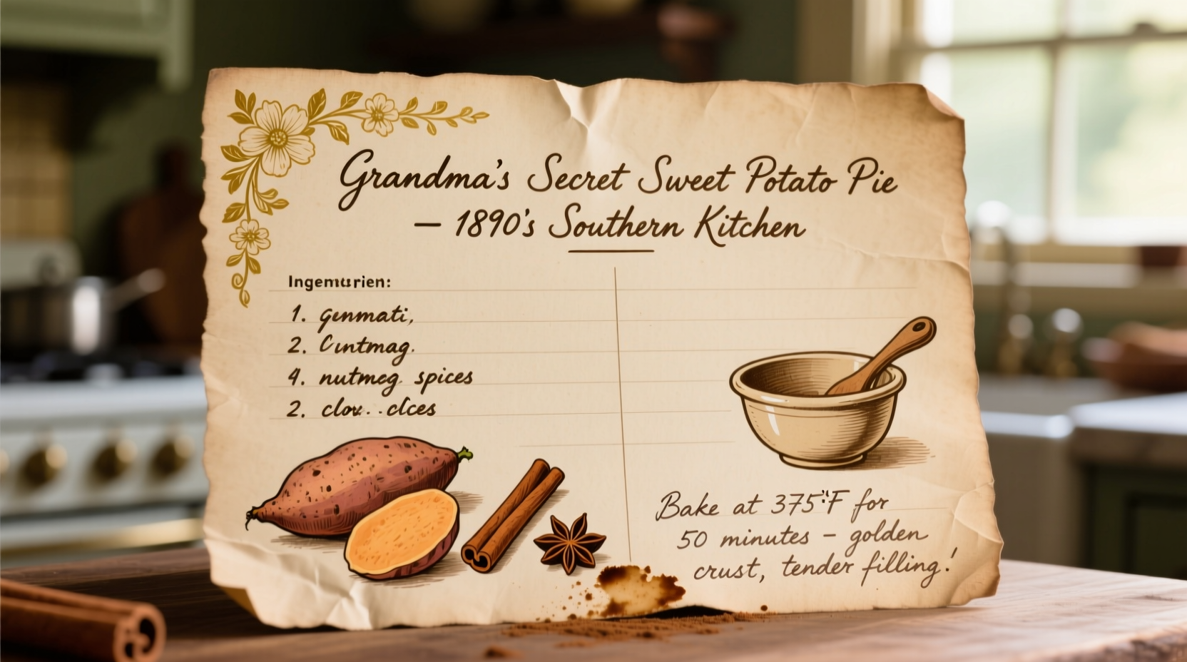 Omas altmodischer Süßkartoffelkuchen: Authentisches Rezept & Tipps