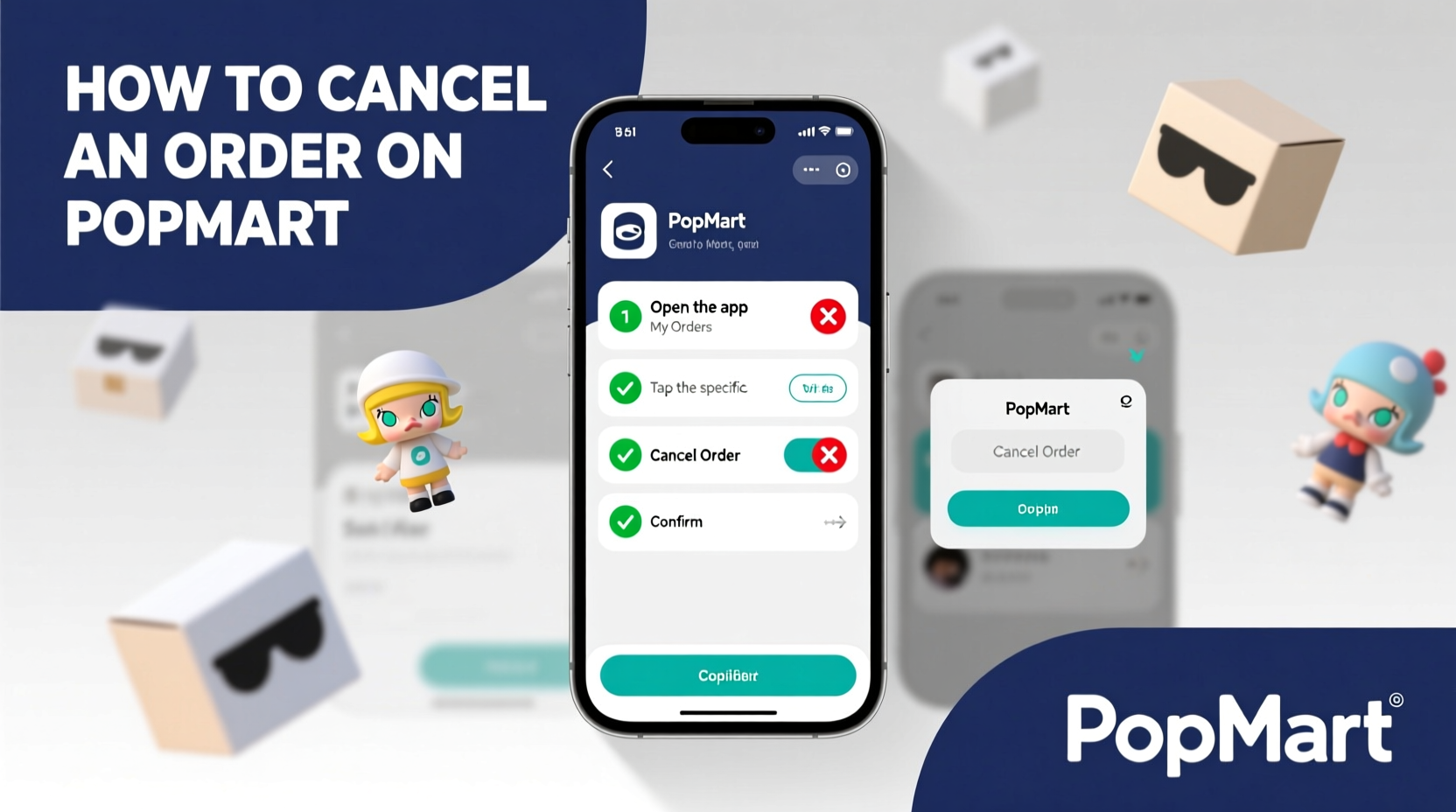how to cancel an order on popmart