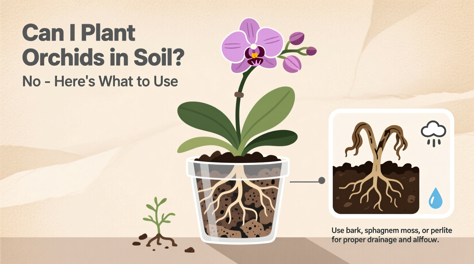 Can I Plant Orchids in Soil? No – Here's What to Use