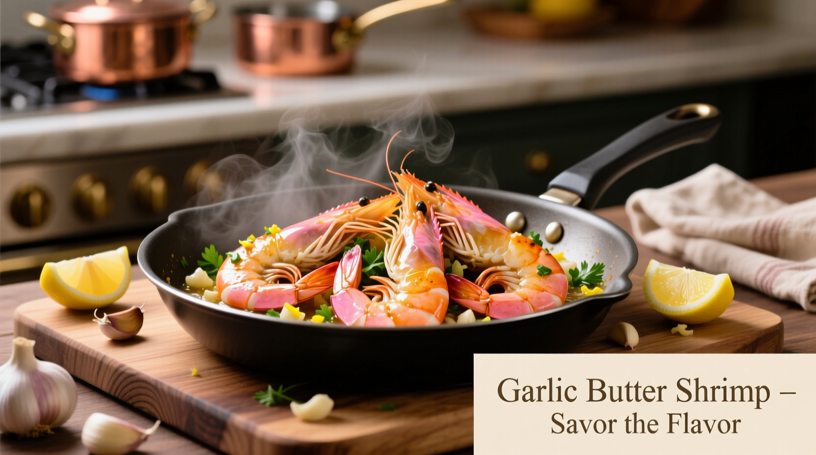 shrimp garlic entree