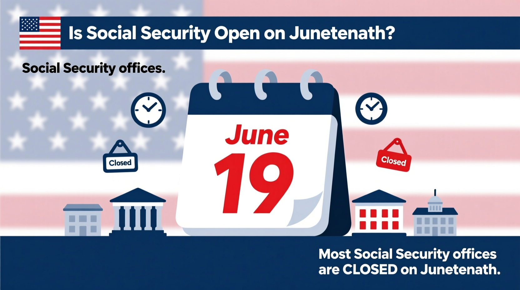 is social security open on juneteenth