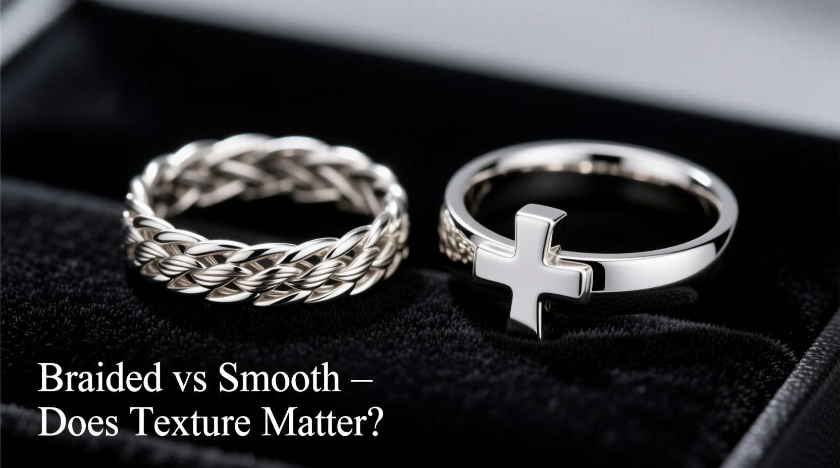 braided vs smooth cross ring does the texture actually matter