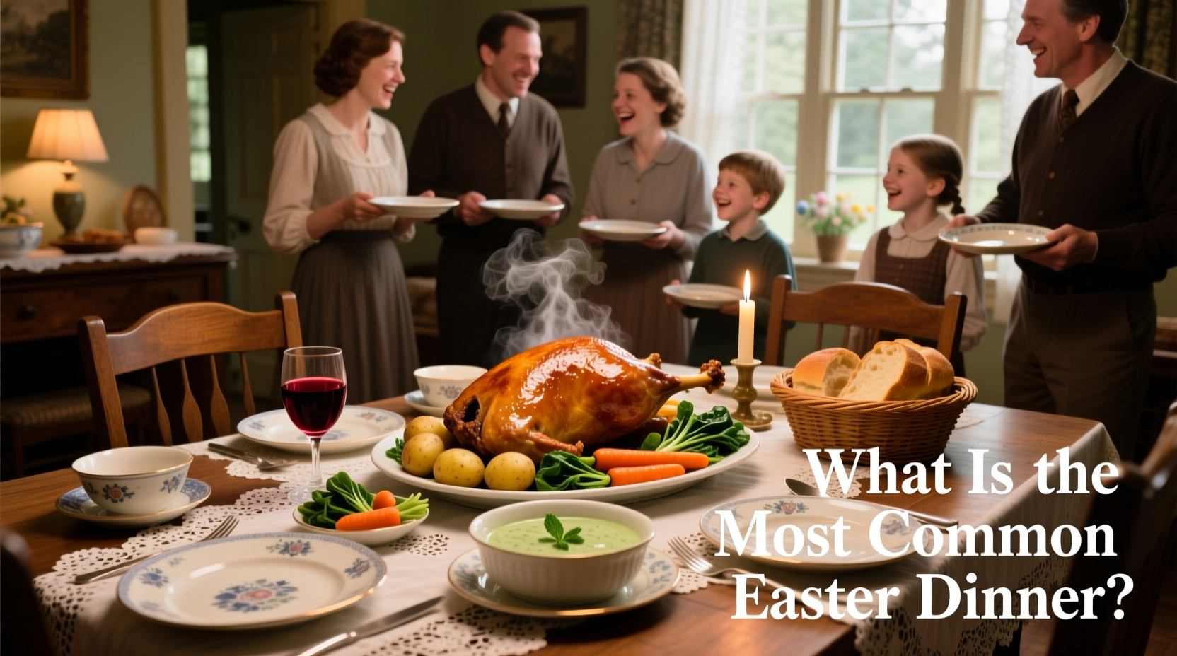 what is the most common easter dinner