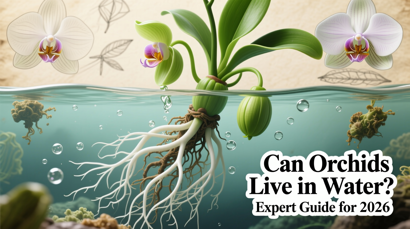 can orchids live in water