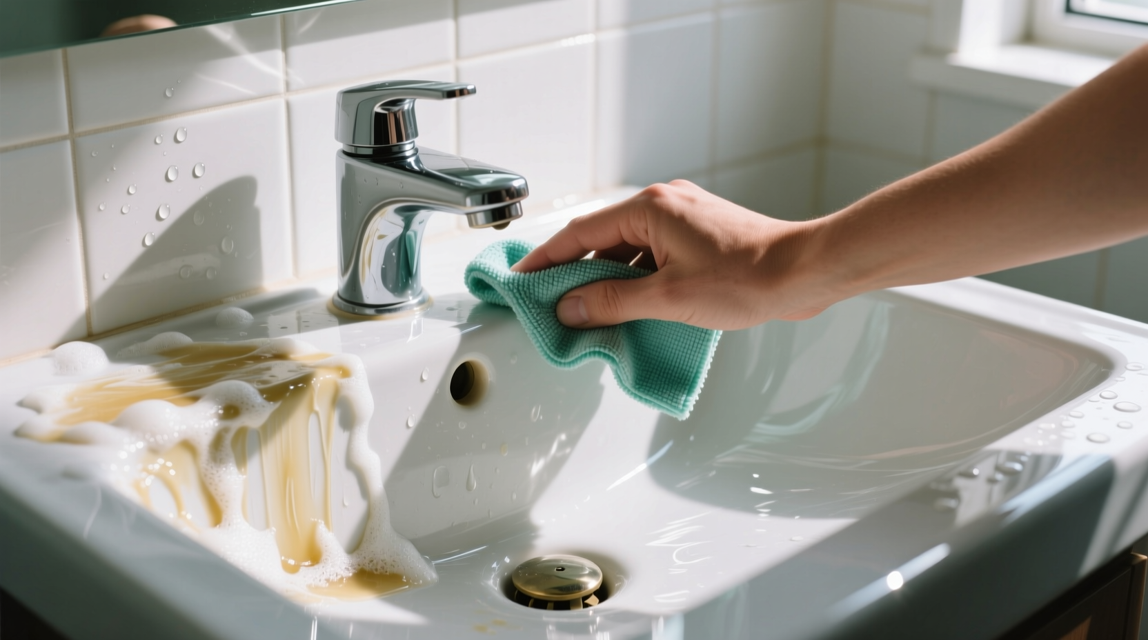 how to remove soap scum