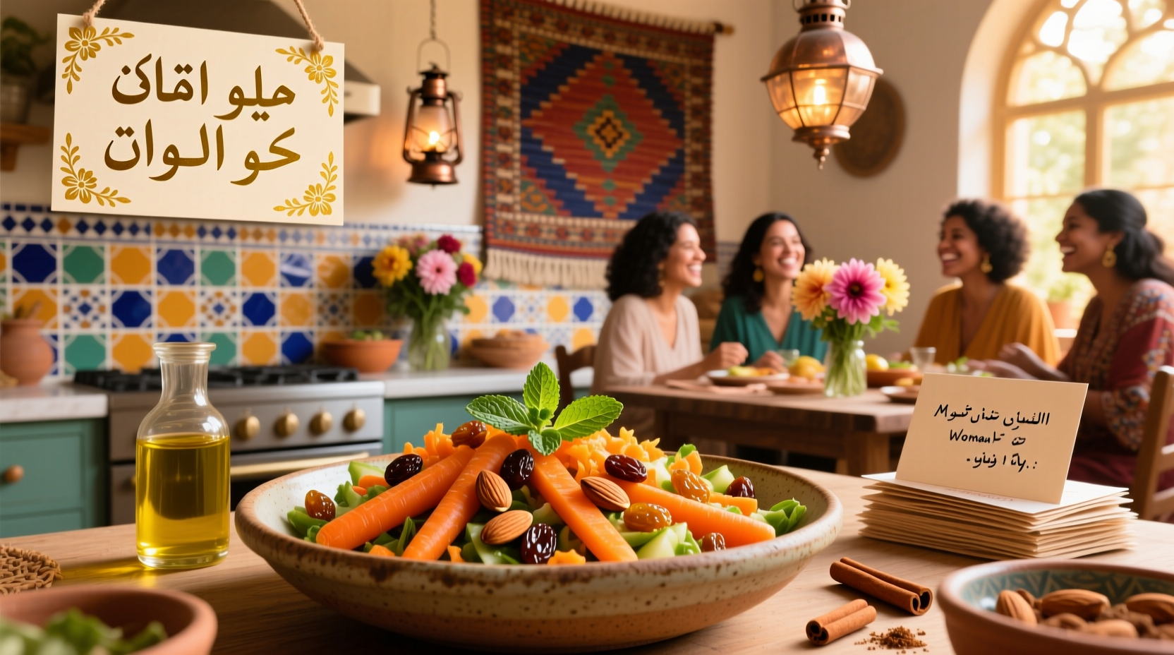 womens day morrocian carrot salad