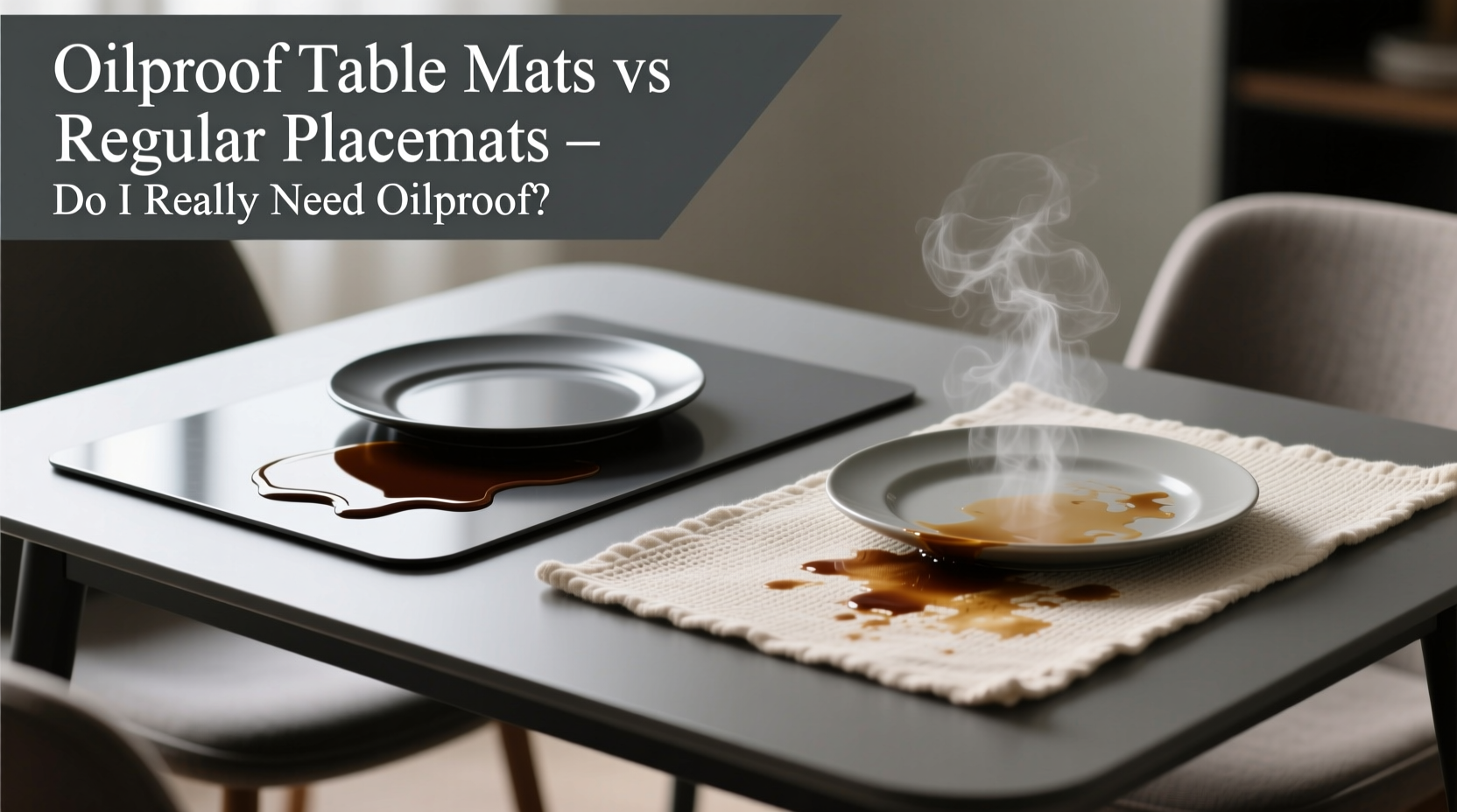oilproof table mats vs regular placemats do i really need oilproof