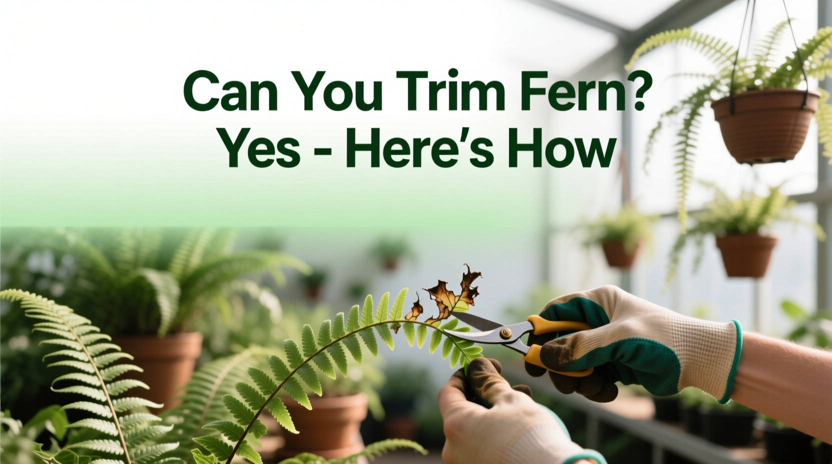Can You Trim a Fern? Yes – Here's How