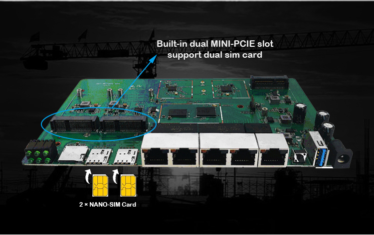 MTK7621A Chipset 4G LTE WIFI ROUTER 10/100/1000Mbps 2.4G 5G Frequency WPA-PSK