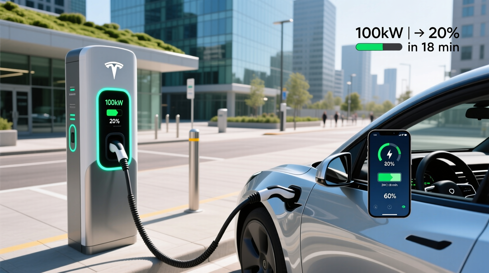 How to Choose a 100kW DC Charger: How Fast Does 100kW Charge a Car?