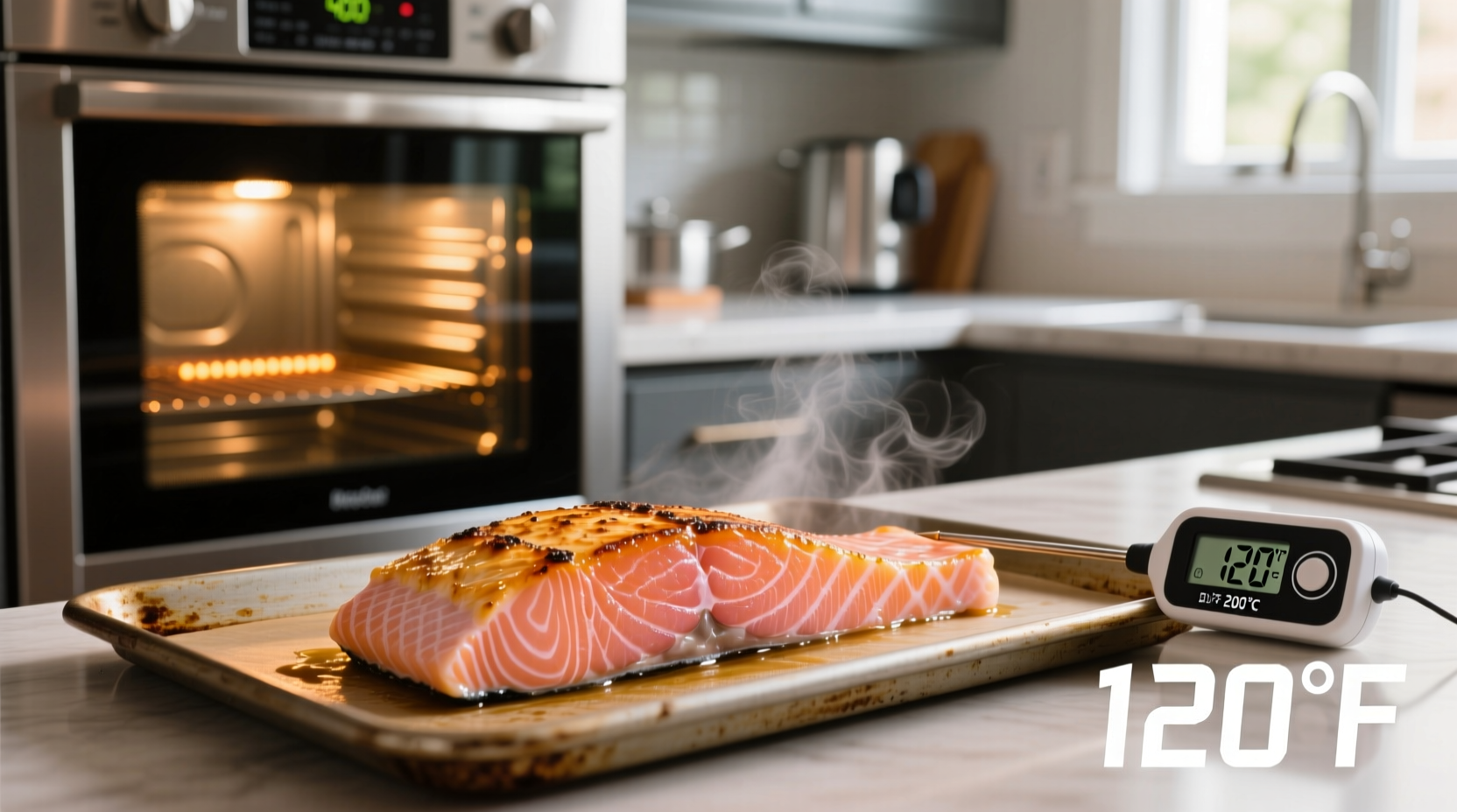 what temperature do you cook salmon in the oven